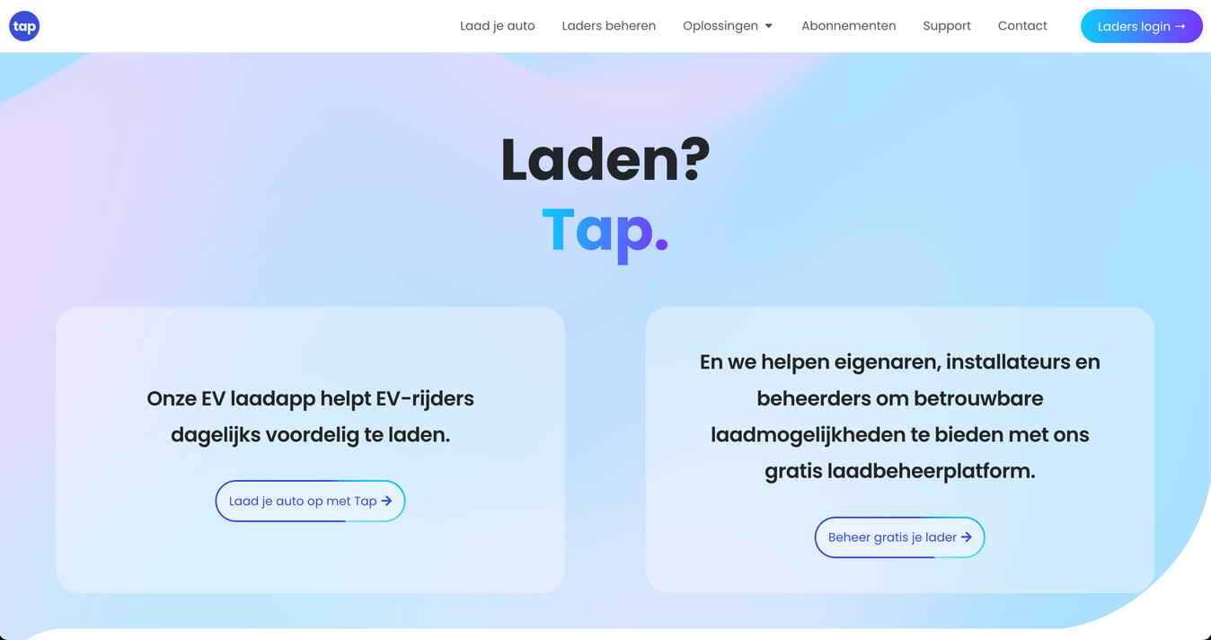 Tap Electric / EV charging solutions